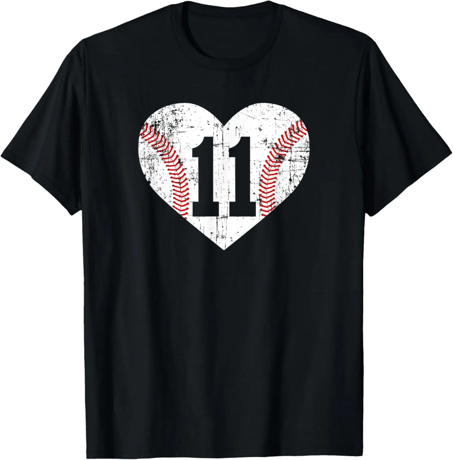 

Vintage Baseball 11 Jersey Number T-Shirt