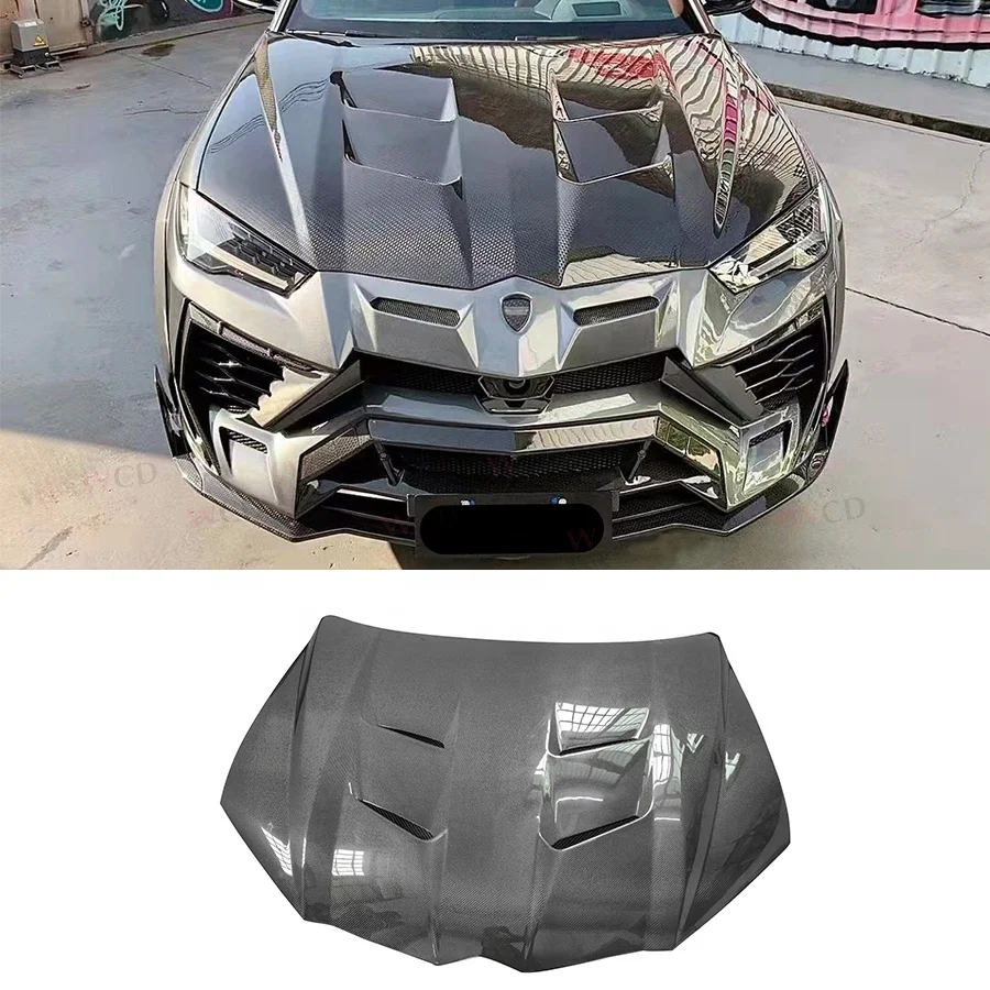 

MSY Style Carbon Fiber Car Engine Hood Cover for Lamborghini URUS 2018-2022 Front Hood Bonnet Cover Body Kit