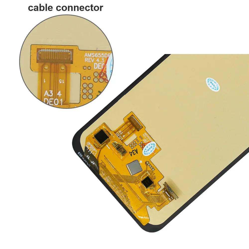 Amoled lcd para samsung galaxy a34 5g tela a346 a346e a346b a346m display lcd de toque digitador substituição para samsung a346 lcd