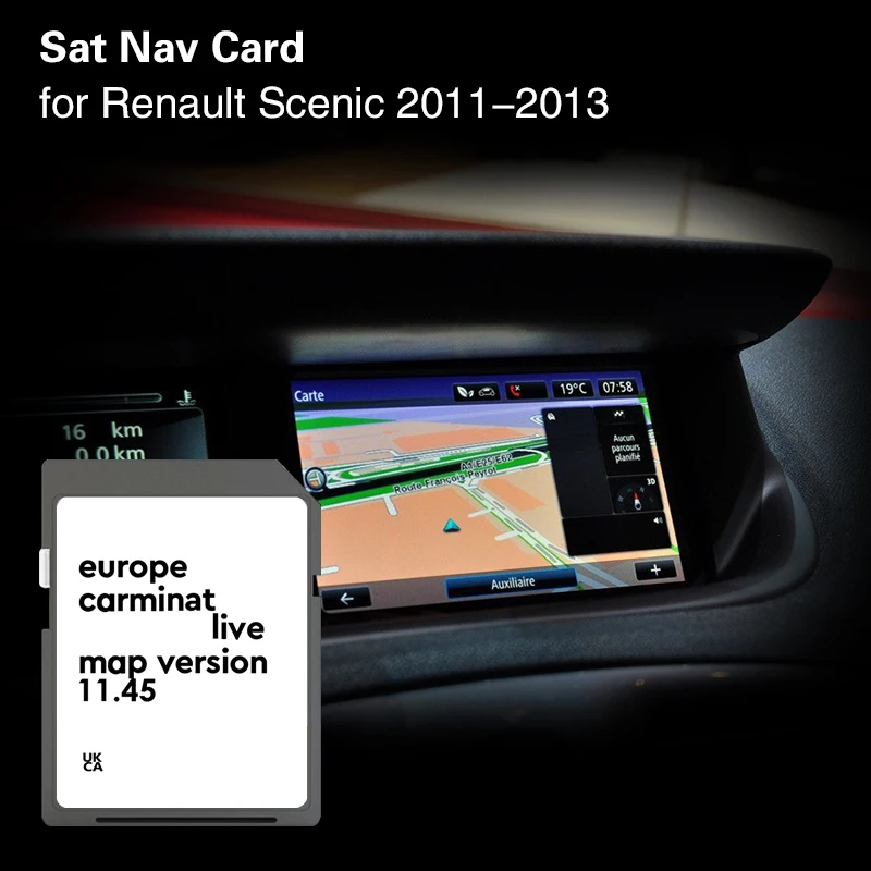 

Совместимость с Scenic 2011 2012 2013 Live 11,25 Обложка карты Литва Португалия Ирландия Европа GPS SD 8 ГБ карты