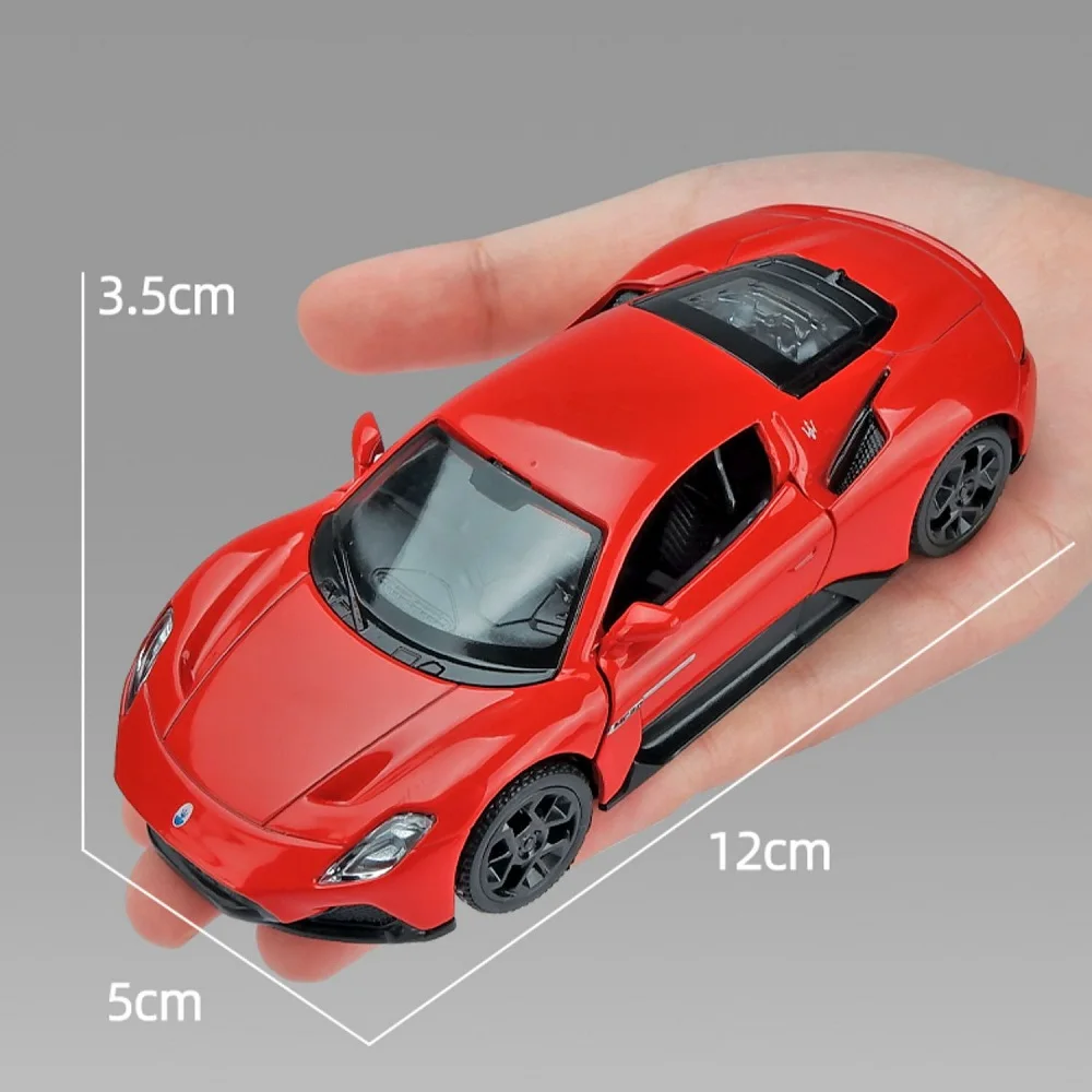 Maserati MC20 Supercar Моделирование литья под давлением и игрушечный автомобиль с откатом автомобиля RMZ city 1:36 Коллекционная модель из сплава Подарки для детей