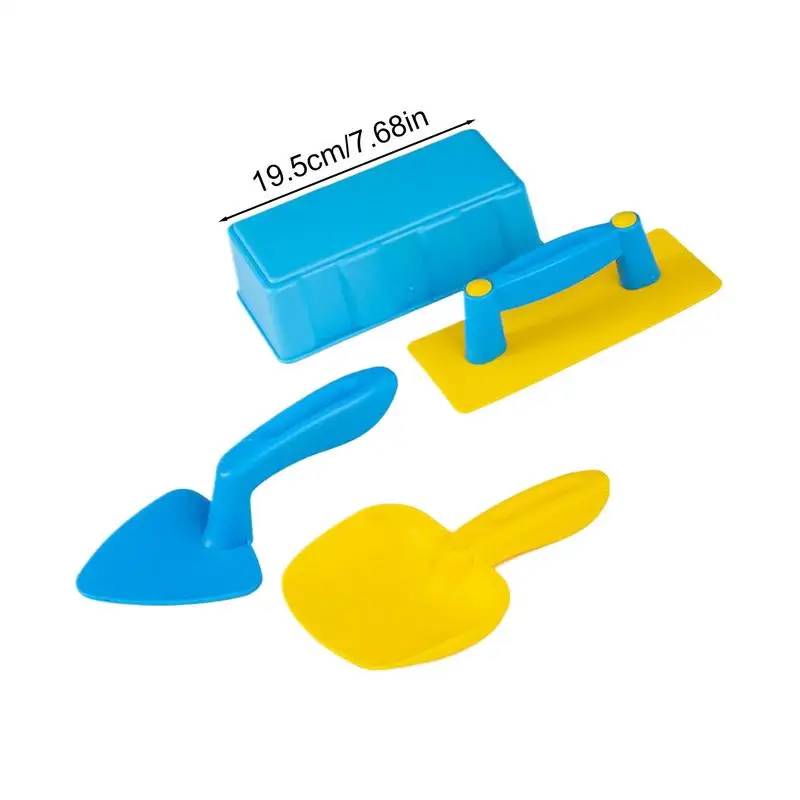 Giocattoli di sabbia per bambini Set di costruzione di giocattoli per sabbie da neve Set di strumenti per stampi per pala Kit di costruzione di castelli Giochi all'aperto per bambini Estate per bambini
