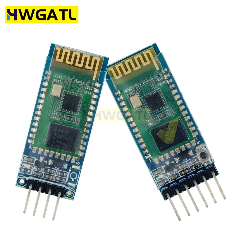 HWGATL  NEW HC-05 HC 05 hc-06 HC 06 RF Wireless Bluetooth Transceiver Slave Module RS232 / TTL to UART converter and adapter