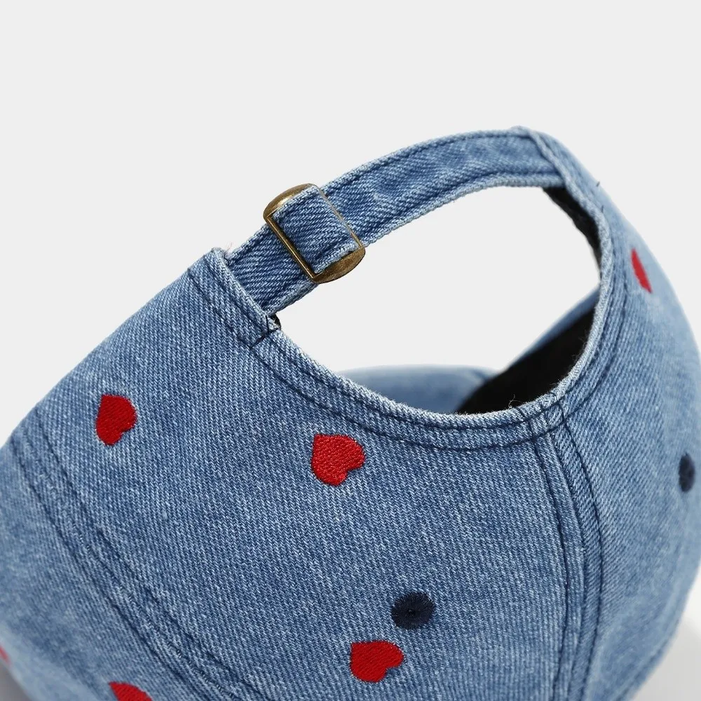 قبعات البيسبول العصرية الدنيم قابل للتعديل تنفس قبعات الغولف الليمون الحب الكرز التطريز Gorras Para Hombres للجنسين