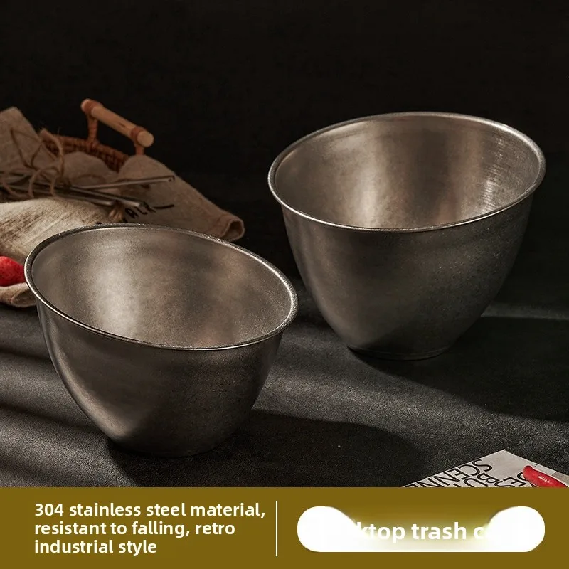 

Большая настольная мусорная корзина из нержавеющей стали для фруктов и отходов, для домашнего использования