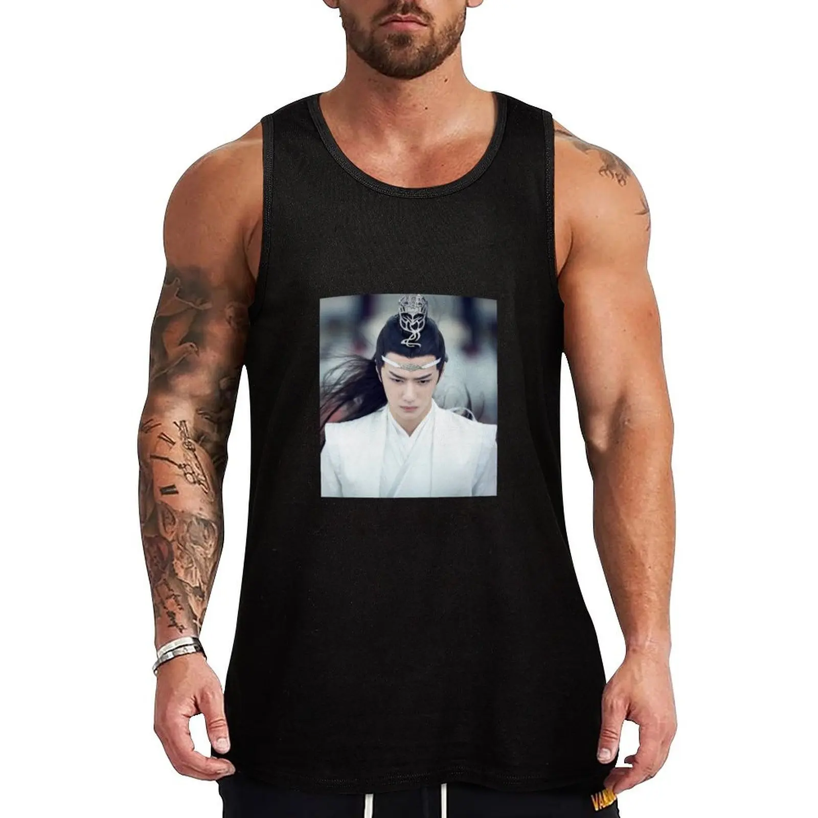 The Untamed Wang Yibo 1 Tank Top Active Wear Tank Top Quick Dry Athletic Sleeveless