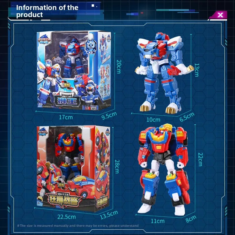 ミニシークレットサービス、ビーストキングパワーメカアニマルフォーム変形、安全素材、男の子向け知育玩具