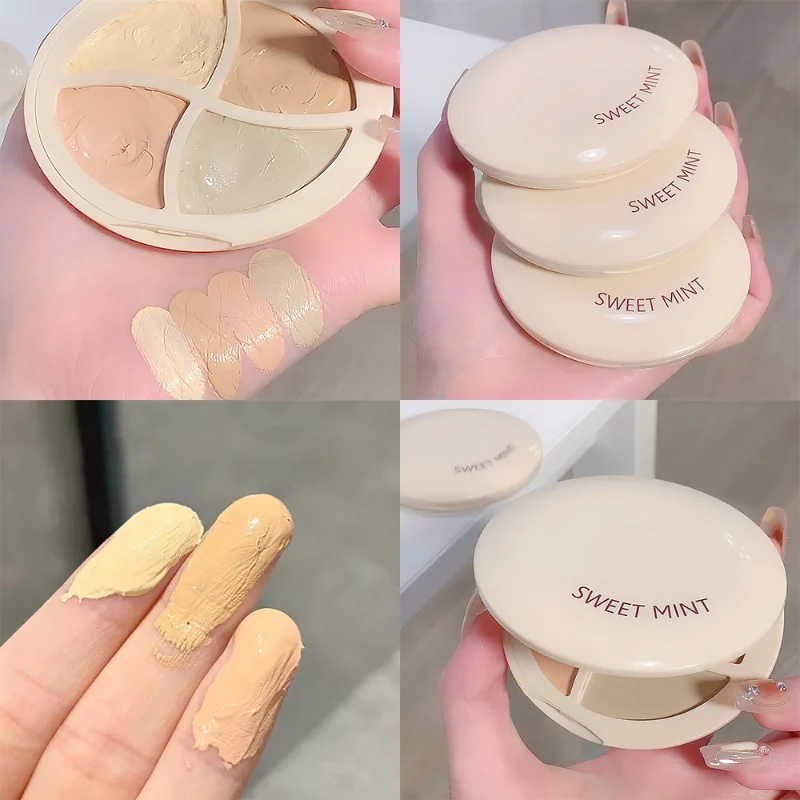 Waterdichte Concealer Crème Palet Volledige Dekking Acne Markeert Donkere Kringen Matte Hydraterende Contouren Contouren Concealer Make-Up Cosmetisch