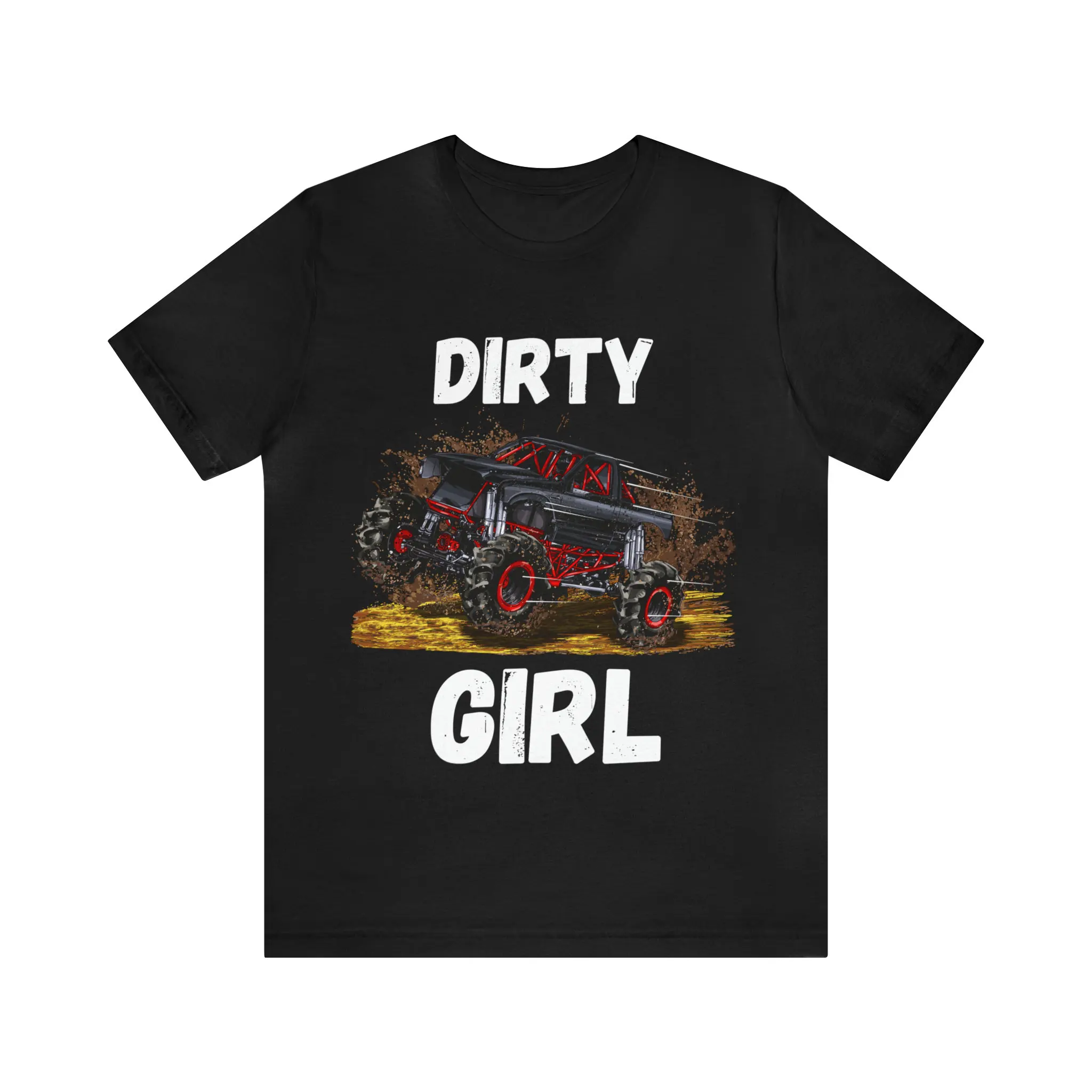 Dirty Girl Monster Truck T shirt