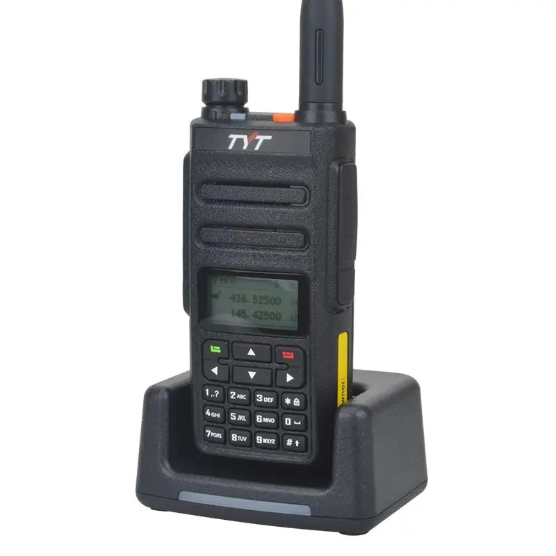 

Tyt MD-760 5W Walkie Talkie Dual Band Two Way Radio UHF VHF transceiver dual time slot 1024 channels