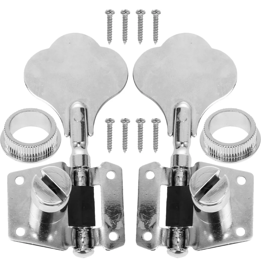 

1Set Metal Bass Tuning Pegs Sturdy Body Strong Durability Practicality Long Time Service Replace Old Worn Damaged Pegs Electric
