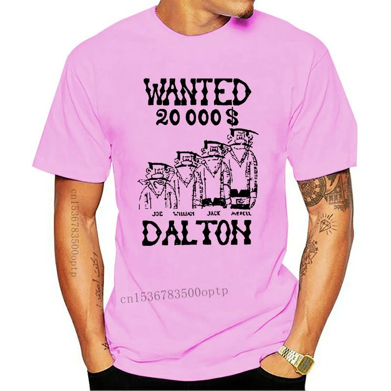 New Daltons Wanted Lucky Luke Comics Texas Retro Vintage Hipster Unisex T Shirt 1530 Harajuku Hip Hop Tee Shirt