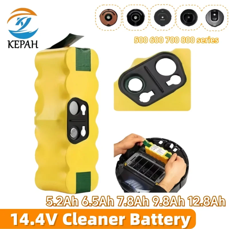 14.4V 12800mAh High-Capacity Battery｜iRobot Roomba Extended Runtime Power Core