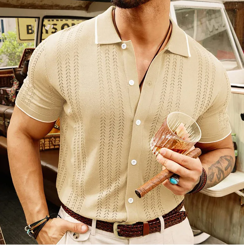 Business Casual Men\'s Suit High Quality Men\'s Two-piece Set Summer Male Ice Silk Short-sleeved Two-piece Set Men\'s Clothing Gym