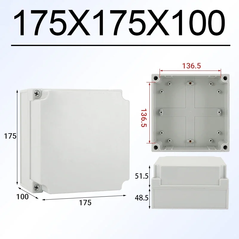 BIG size Outdoor Waterproof Enclosure Plastic Box Electronic Project Instrument Case Electrical Project Box Junction Box Housing