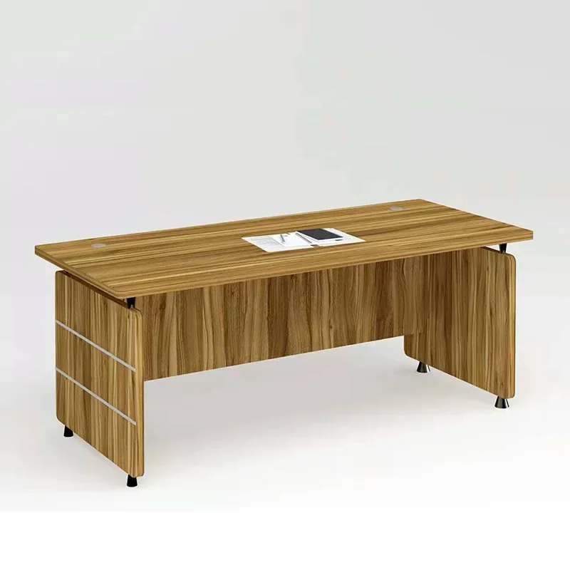 Table de bureau de jeu Qimink Table Mesa Pc Table debout électrique sur roulettes meubles de réunion travail lecture levage étude Blanc