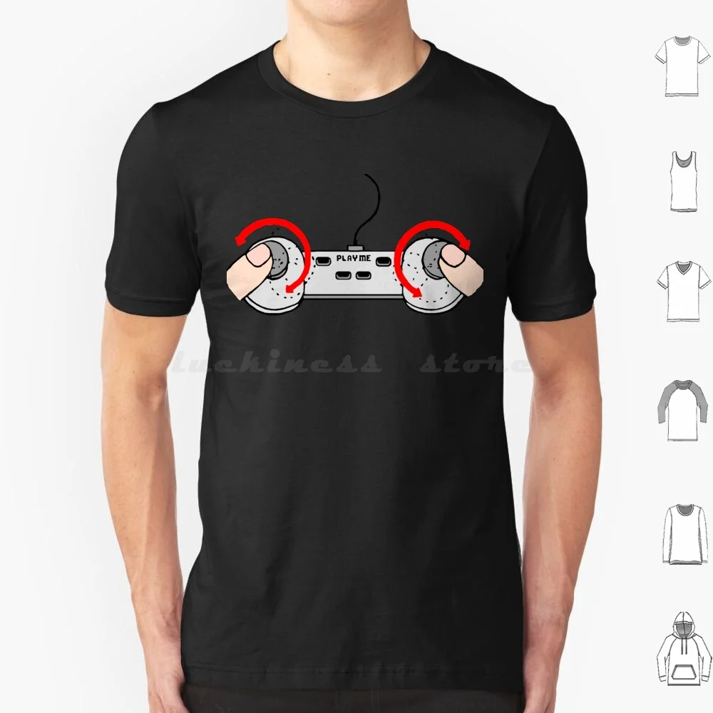 Play With Me T Shirt 6xl Cotton Cool Tee Sexy Gaming Gamepad Nes Snes Nipples Boobs Cartoon Funny Lets Play