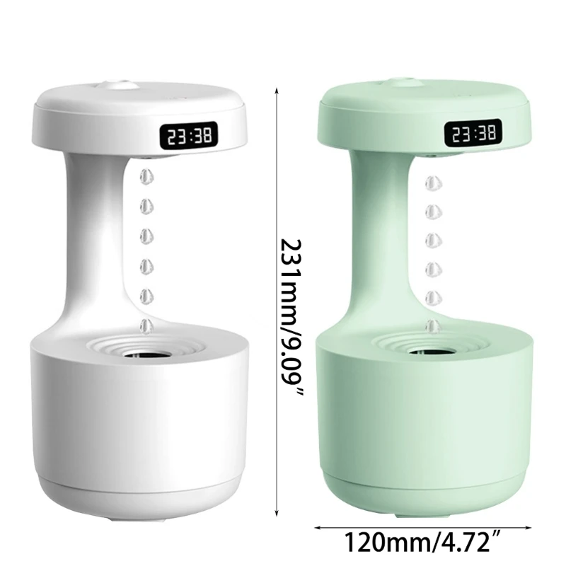 반 중력 공기 가습기 분무 워터 드롭 침실 홈 호텔 드롭 배송에 대한 조용한