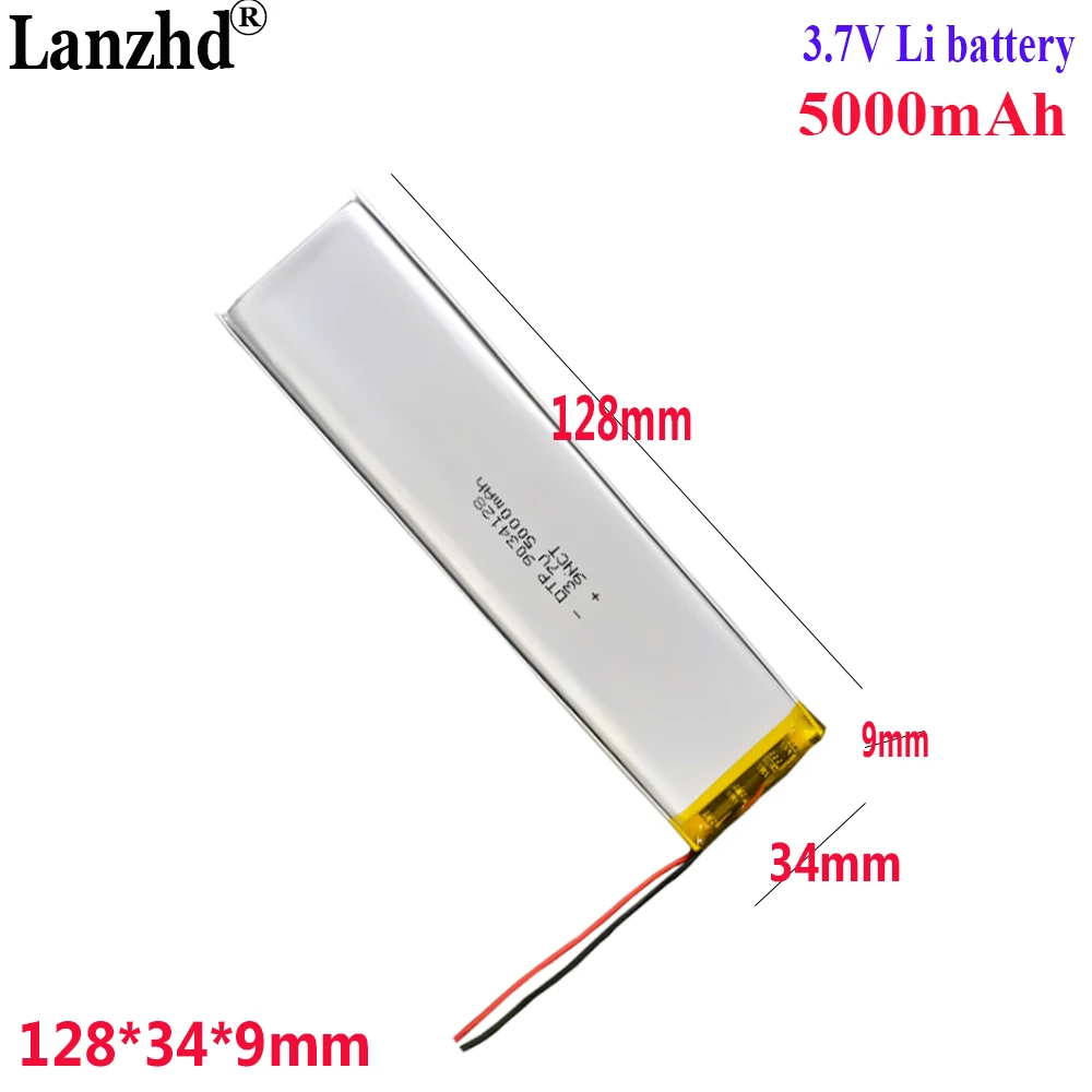 

Massage selfie stick light toy digital 9034128 Rectangular mobile power charger 3.7V Li Polymer Battery 5000mah