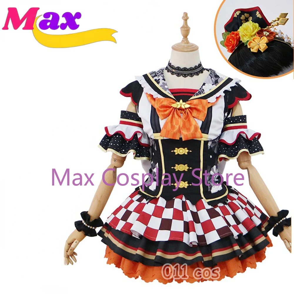 

Max Cosplay Costume Aqours Sunshine Cosplay NEW YEAR Costume Game Ruby Takami Chika Kurosawa Dia Mari Oha LL