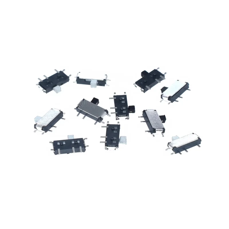 20pcs ribbon MSK-12C02 MSK12C01-07 micro toggle switch side patch 7-pin 2-speed power sliding