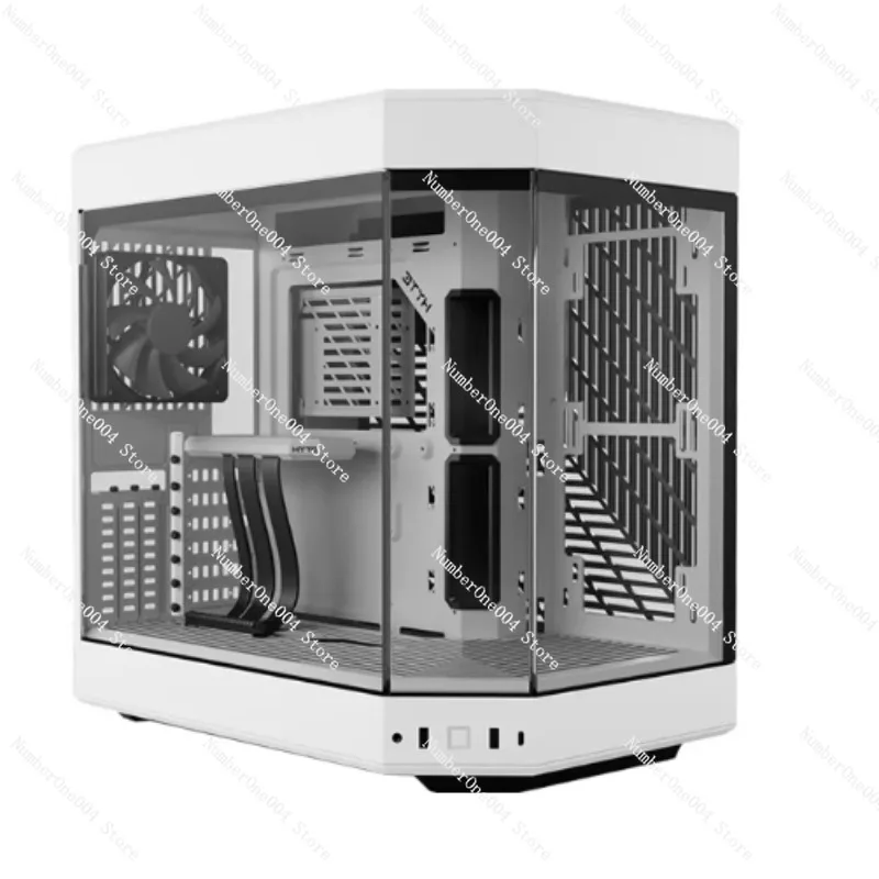 

New Y70 Touch Dual Chamber ATX Mid Tower Modern Aesthetic Case with Integrated 4K LCD Touchscreen