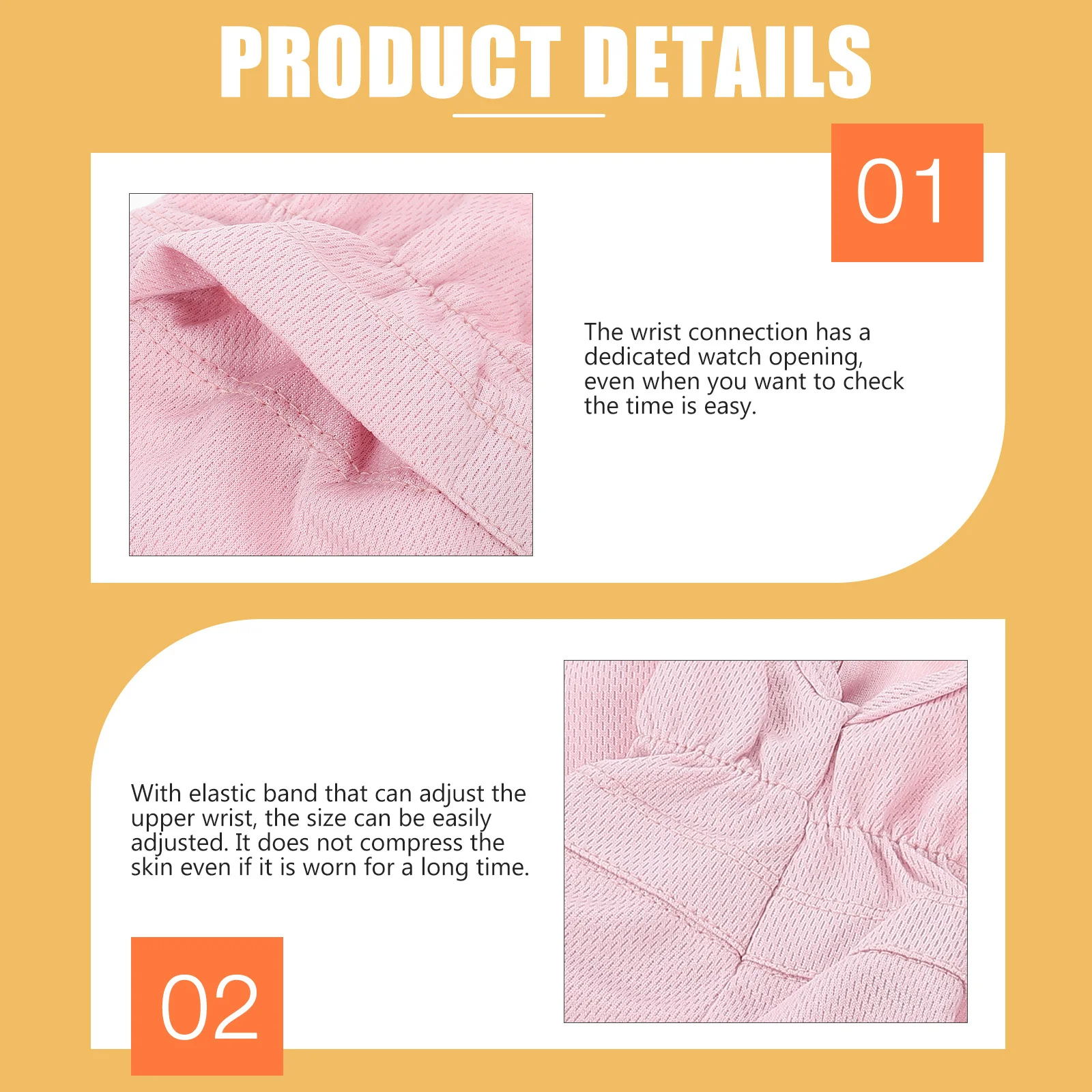 زوج واحد من أكمام أذرع تبريد واقية من الأشعة فوق البنفسجية للرياضات الخارجية والمشي لمسافات طويلة وركوب الدراجات وتنفس خفيف الوزن للصيف #2