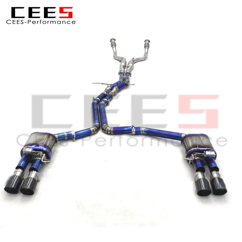 

CEES Catback Exhaust Pipes For Audi S4/S5 B8.5 3.0T 2013-2019 Downpipe Exhaust System Titanium Exhaust Pipe Muffler