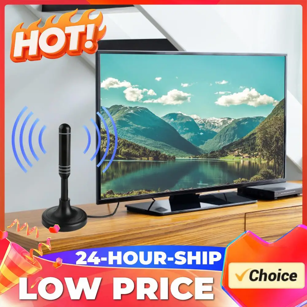 

HDTV Antenna 300cm Coax Cable Digital Receiving Antenna DVB-T DVB-T2 DAB Indoor Outdoor Digital HD Freeview Aerial for Smart TV