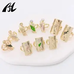 Fashion High Quality Cheap Rings Newest Religious Jewelry Design Catholicism Saint Judas Ring for Women 14k Gold Color Alloy