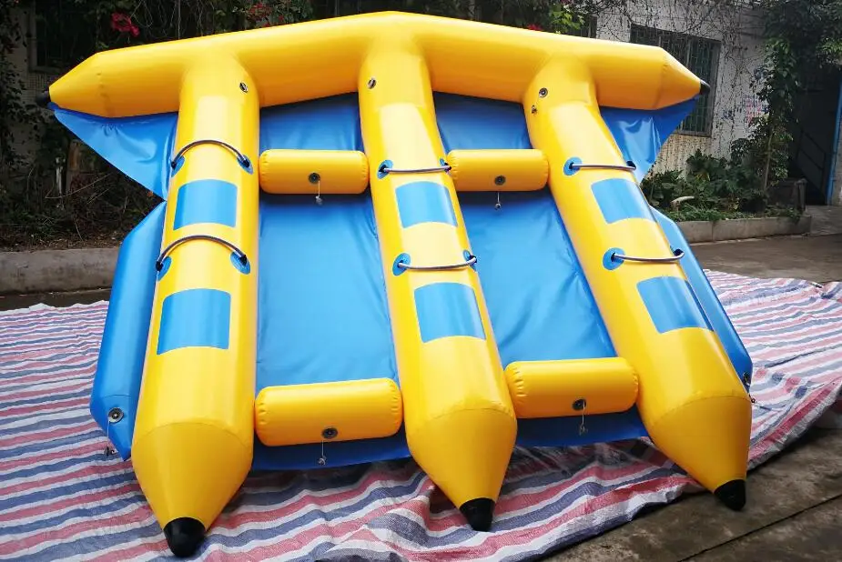 High Quality Inflatable Flying Fish Banana Boat Inflatable Aqua Fly Fish Raft Tube Towable for Water Sport Games