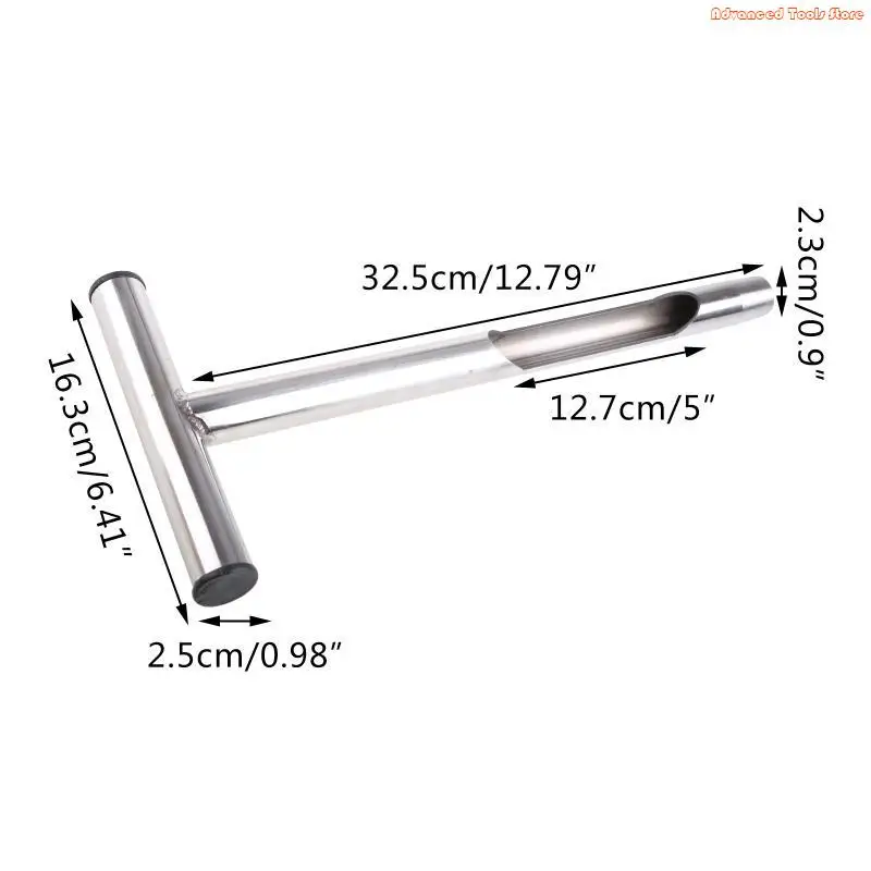 اختبار مسبار عينة التربة للعناية بالحديقة، سهولة إزالة التربة، مقاوم للصدأ W91B