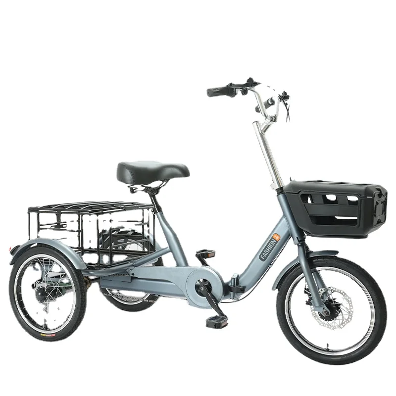 

Folding tricycle pedal scooter for the elderly household small bicycle adult leisure.