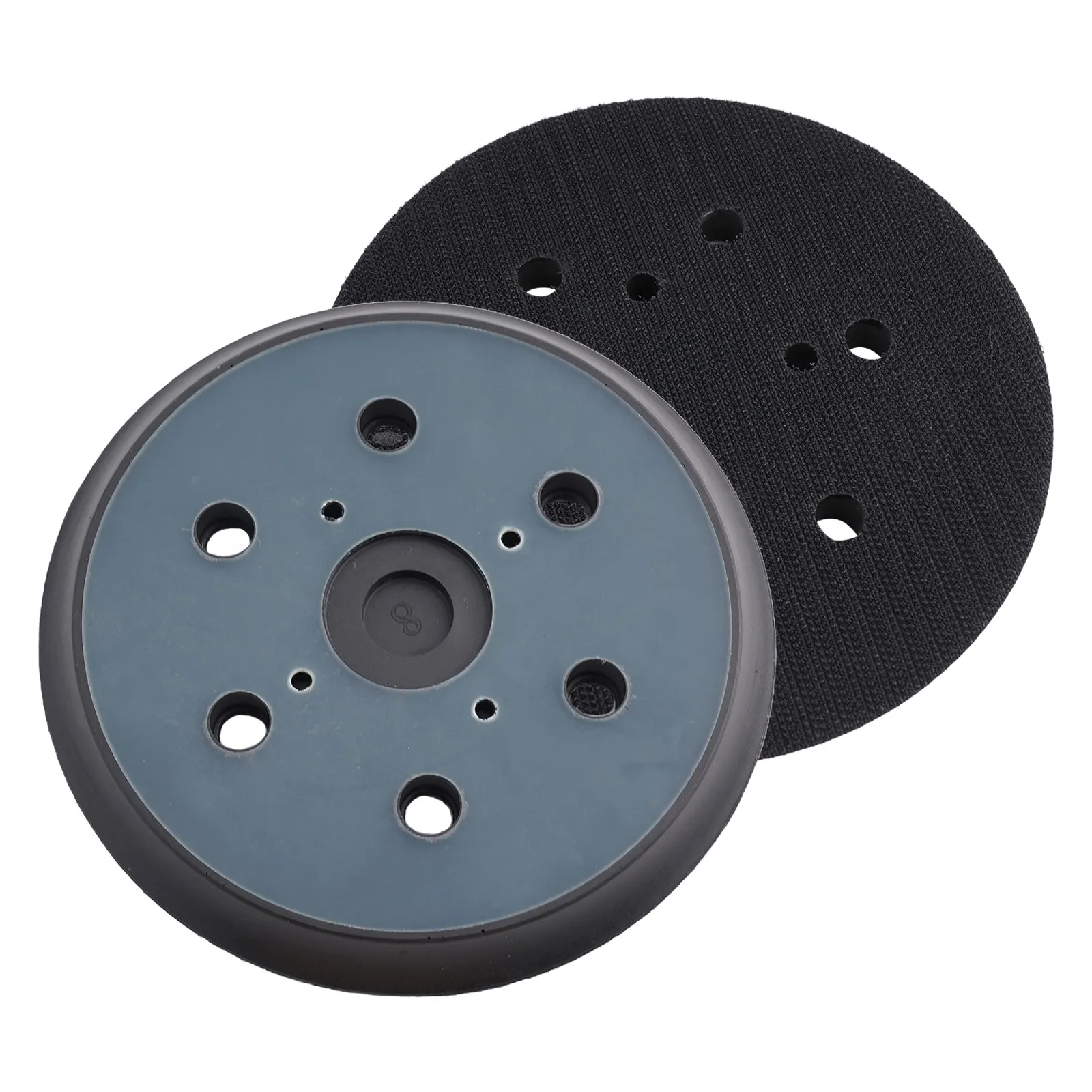 2 pezzi 6 pollici 6 fori levigatura pad senza polvere piastra di supporto di ricambio 150mm per Ridgid R2611 levigatrice orbitale casuale lucidatura