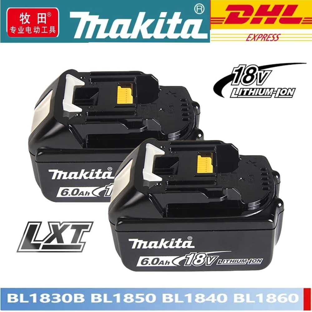 

New original Makita 18V 6.0Ah Power Tools Battery ,For Makita BL1830 BL1830B BL1840 BL1840B BL1850 BL1850B RechargeableBattery