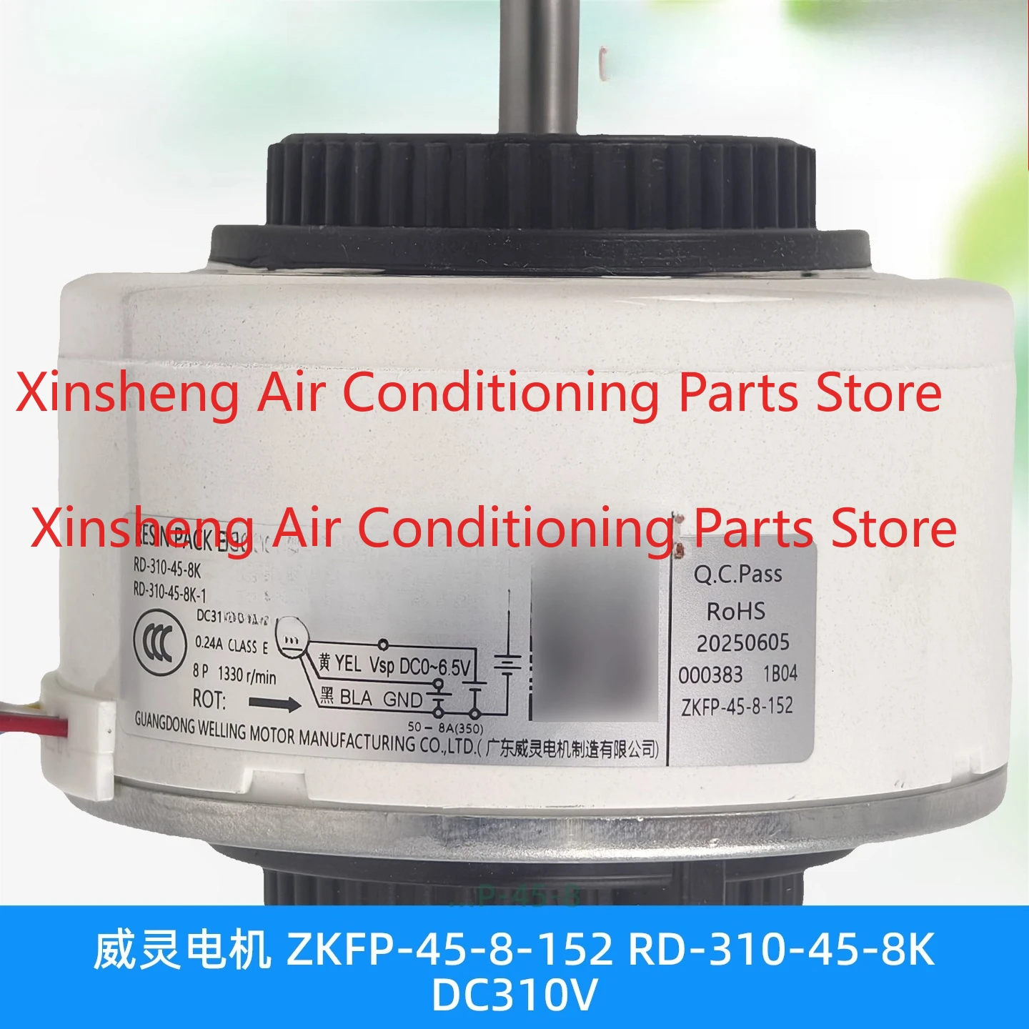 ZKFP-45-8-152 air conditioning indoor RD - 310-45-8 K single phase asynchronous motor