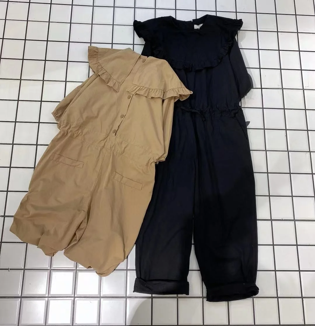 2024年夏 ファッション ワイドレッグパンツ カジュアル 多用途 ルーズ 通勤 ワークウェア トラウザーズ オリジナル シンプルデザイン レディースジャンプスーツ