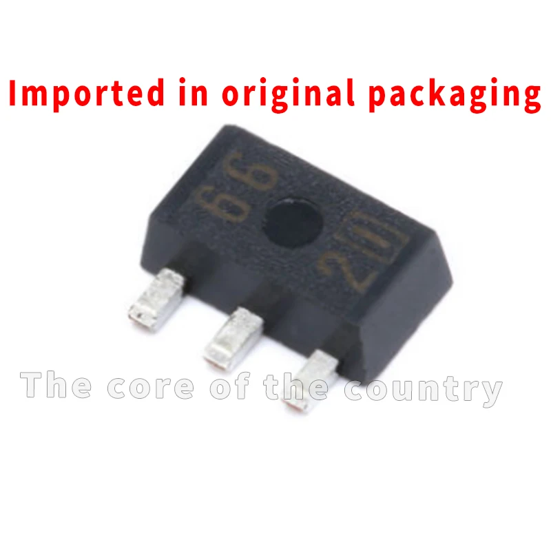 

100 Pieces Newly Imported Xc6206P332Pr Sot-89 3.3V Low Voltage Difference Linear Voltage Stabilization Ldo Chip Silk Screen 662