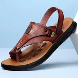 Flip flop shoes for summer 2024, new beach shoes for outdoor wear, dual-purpose driving, leisure, anti slip, wear-resistant