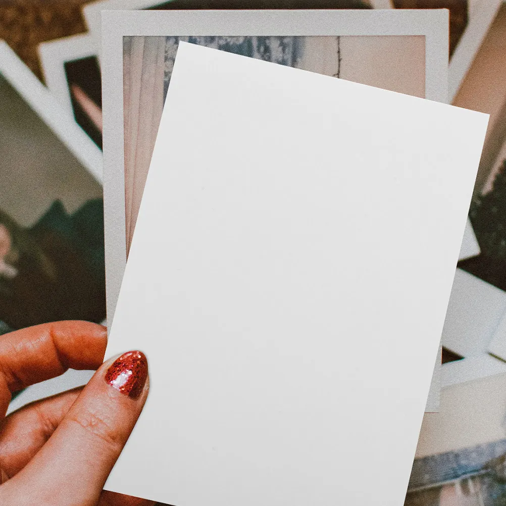 

100 Sheets Glossy Photo Paper 6 Inch High Gloss Inkjet Compatible for DIY Projects Daily Photo Printing Sprocket Printer Paper