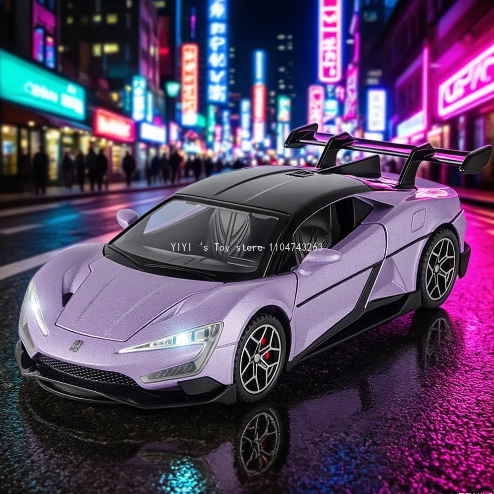 

Simulation 1:32 YANGWANG - U9 Alloy Car Model, Game Vehicle Birthday Gift With Sound and Light Children's Toy Car Boy 25