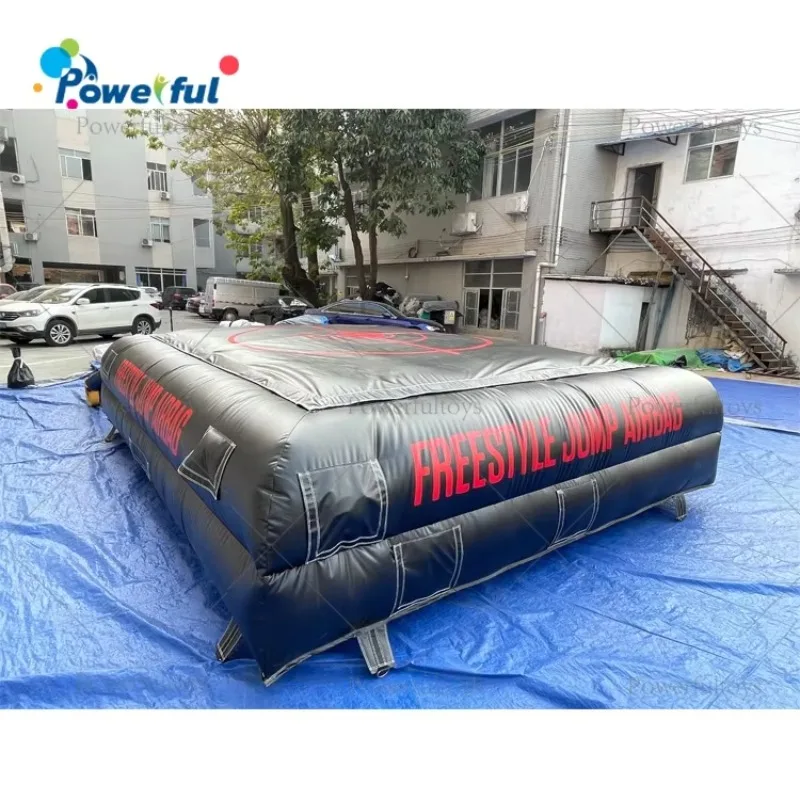 Double Covers Motorcycle BMX Big air Stunt Mattress Freestyle Free Fall Jumping Inflatable Landing airbag