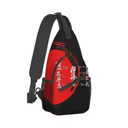 Crossbody Bag Sports Kyokushin Karate Bushido Values Chest Bag Unisex Women Man Fashion Shoulder Backpacks Travel