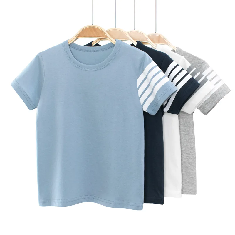 1-9T Toddler Kid Baby Boys Girls Clothes Summer Tee Top Cotton Infant T Shirt Casual Loose Childrens Tshirt Outfit