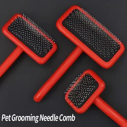 Pet Woodiness Comb Stainless Steel Needle Comb Dog And Cat Hair Removal Floating Hair Cleaning Beauty Care Dog Cleaning Brush