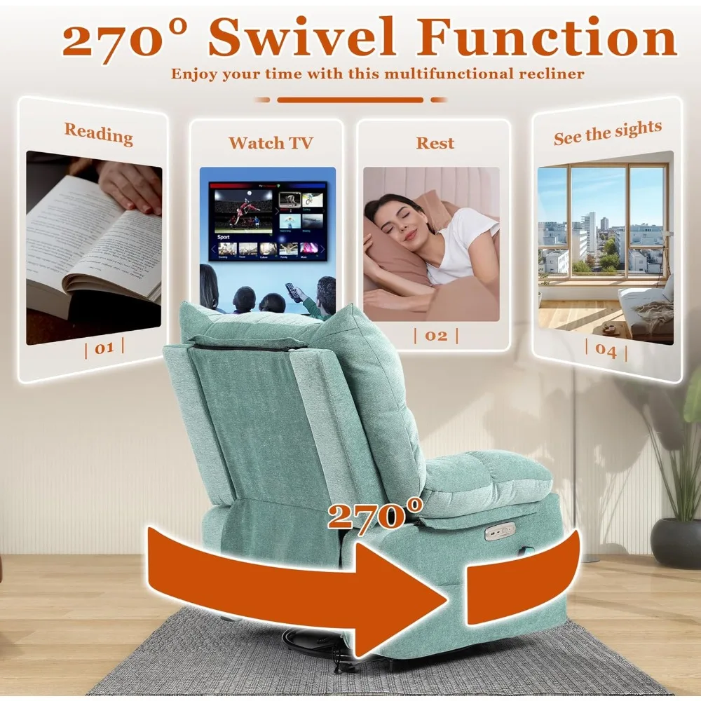 كرسي هزاز، كرسي هزاز للتدليك باللون الأخضر مع كراسي كرسي كهربائية ساخنة للبالغين #4