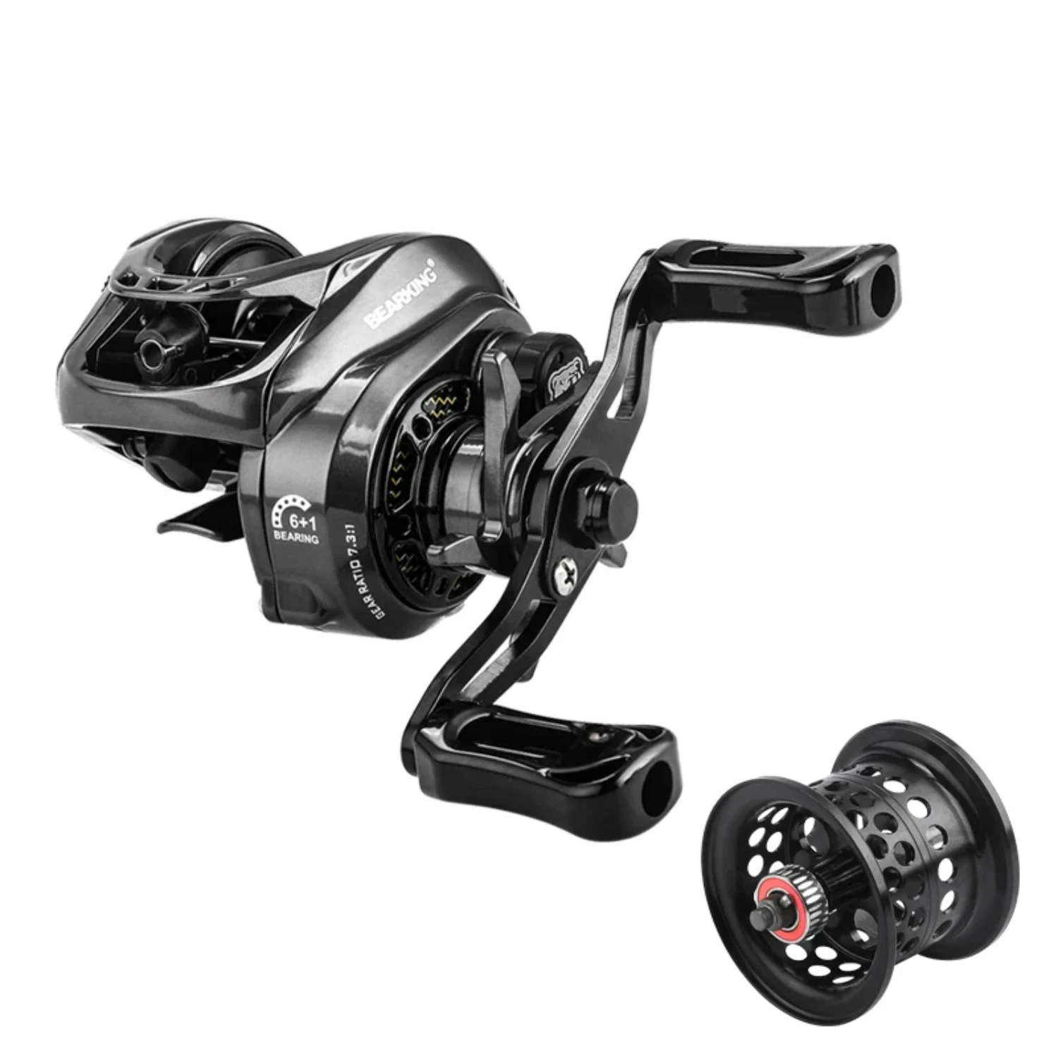 New New Baitcasting Reel 7.3 1 High Speed Long Shoot Prevent Line Tangling Fishing Reel Fresh Saltwater Reel Fishing Pesca