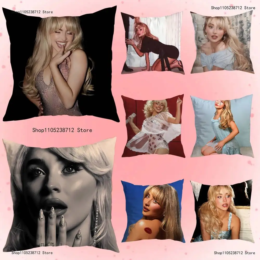 

Pop Singer S-Sabrinas C-Carpenter Pillow Case Cushion Cover Home Decor Birthday Gift Pillowcover