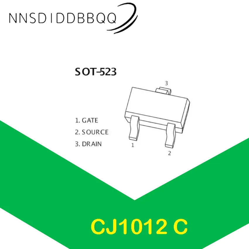 20 Cái/lốc CJ1012 C MOSFET Bóng Bán Dẫn SC-89(SOT-523) N Kênh 20V 500mA 700mΩ @ 4.5V