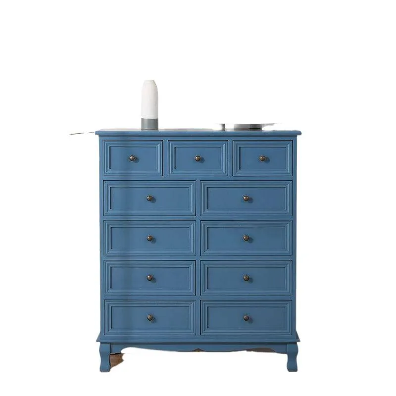 chest of drawers, solid wood American storage storage small cabinet, living room, bedroom chest of drawers,